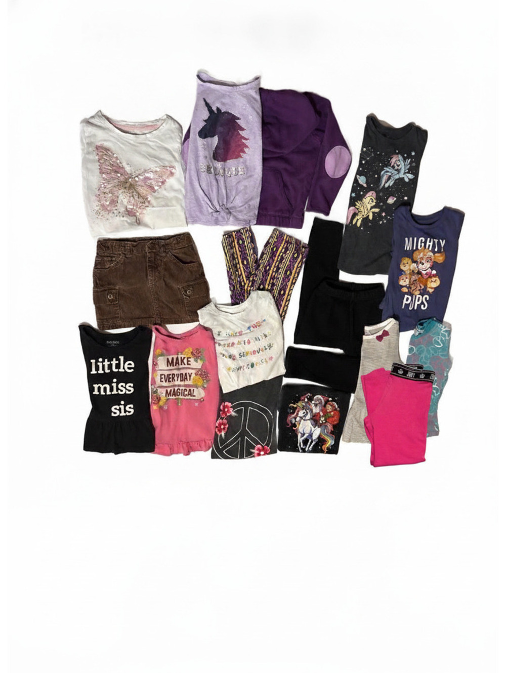 Toddler Girls Size 4T Fall Winter Clothes Lot 17pc Old Navy Carters Cat Jack